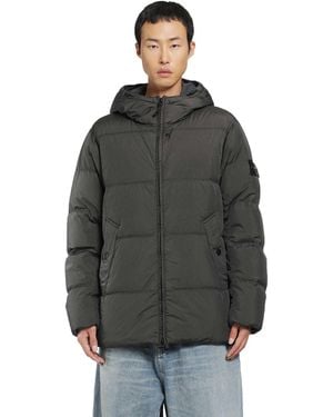 Stone Island 4100037 Crinkle Reps Down Jacket - Grey