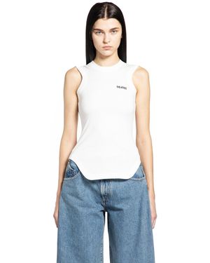 The Attico Light Jersey Tank Top - White