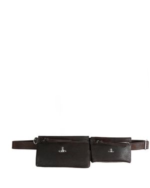 Vivienne Westwood Double Pouch Belt - Black