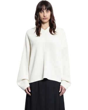 Studio Nicholson Pocono Knit Hoodie - White