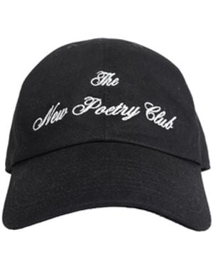 Ann Demeulemeester 'The New Poetry Club' Baseball Cap - Black