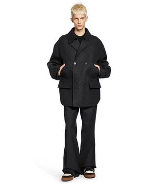 Fendi Wool Felt Blouson Jacket - Black