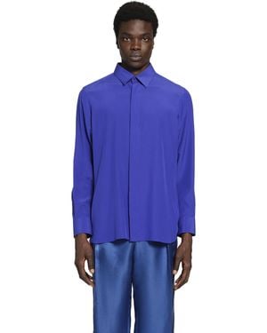 Tom Ford Silk Shirt - Blue