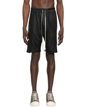 Rick Owens Wide Pusher Shorts - Black