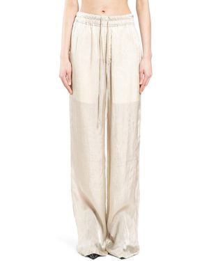 Rick Owens Dietrich Drawstring Pants - Natural
