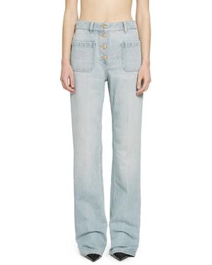 Valentino Straight Leg Jeans - Blue