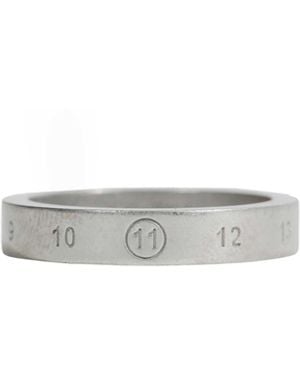 Maison Margiela Numeric Ring 4 Mm - White