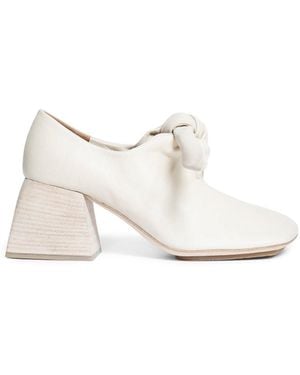 Uma Wang Knotted Court Shoes - White