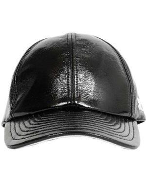 Courreges Reedition Vinyl Cap - Black