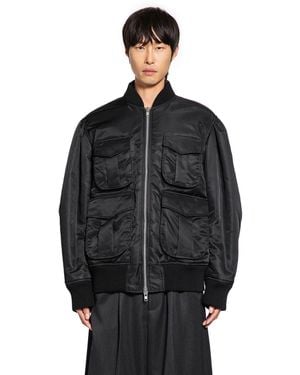 Simone Rocha Multi Pocket Bomber Jacket - Black