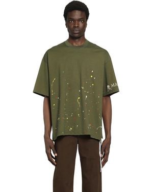 MASTERMIND WORLD Distressed Ss T-Shirt - Green