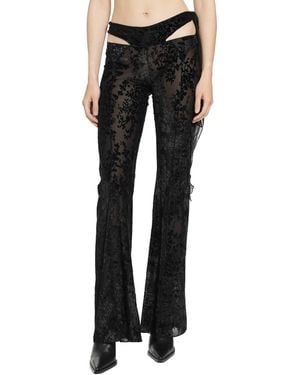 Daisy London Night Flowers Leggings - Black