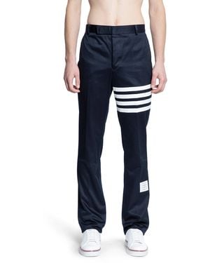 Thom Browne 4 Bar Unconstructed Chino Pants - Black