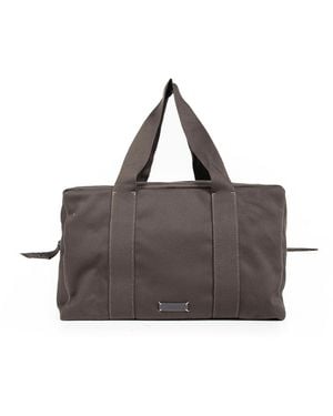 The Row Sisal Duffle Bag - Grey