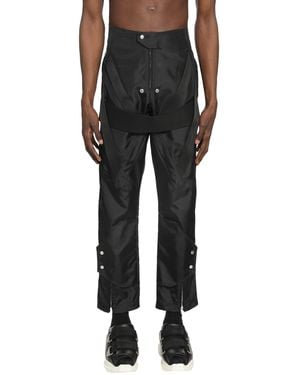 Rick Owens Temple Moto Trousers - Black