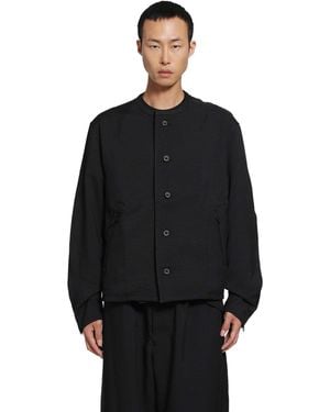 Y-3 Sport Uniform Collarless Blouson - Black