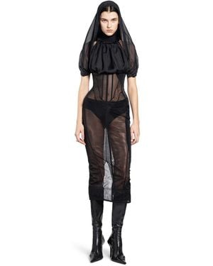 Dilara Findikoglu Cage Of Mind Dress - Black