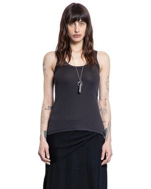Lemaire Ribbed Tank Top - Blue