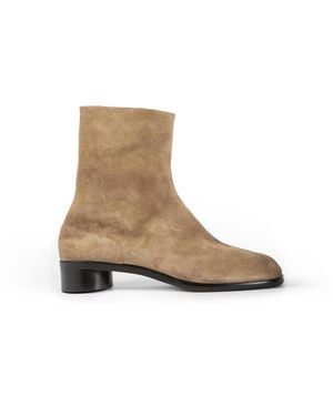 Maison Margiela Tabi Ankle Boots - Natural