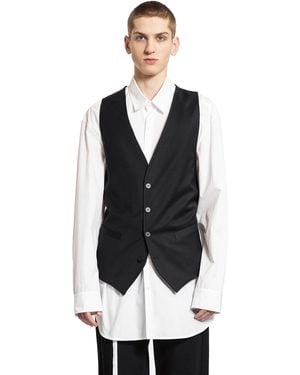 Ann Demeulemeester Gilet Classico Jukko - Black