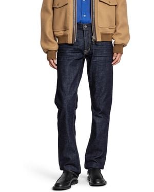 Tom Ford Jeans A Taglio Dritto Con Cimosa - Blue