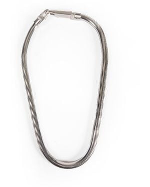 Rick Owens Snake Necklace - Metallic