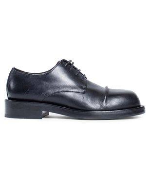 Ann Demeulemeester Dex Pintuck Derby Shoes - Blue