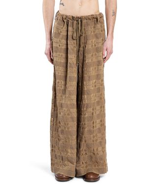Uma Wang Pilly Trousers - Natural