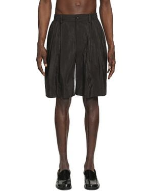 Ssstein Silk Nylon Shorts - Black