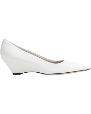 The Row Liisa Wedge Heel Pumps - White