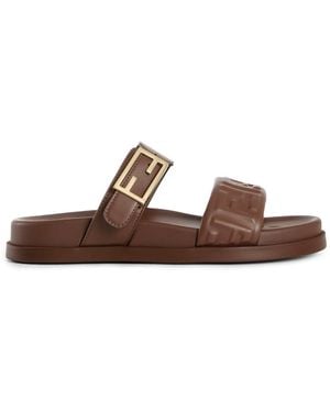 Fendi Sandals & Slides - Brown