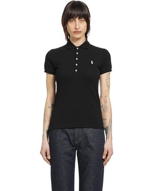 Polo Ralph Lauren Slim Fit Polo Shirt - Black