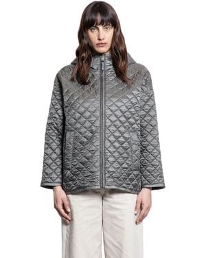 Max Mara Padded Nylon Windbreaker - Grey