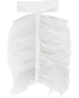 Ann Demeulemeester Bets High-Neck Collar - White