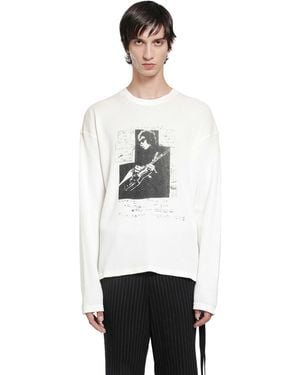 Ann Demeulemeester Emil 'The Night Whisper' Long Sleeve T-Shirt - White