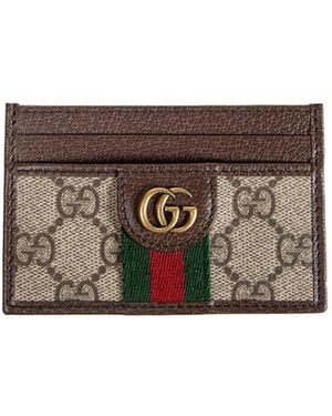 Gucci Ophidia Card Case - Brown