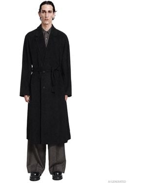 Ssstein Double Face Coat - Black