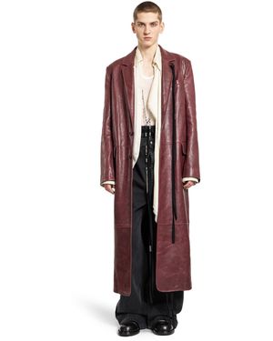 Ann Demeulemeester Coats - Red