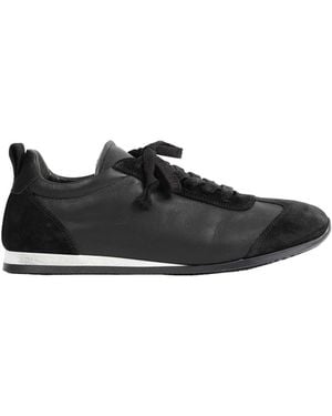 Uma Wang Leather Trainers - Black