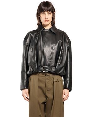 Loewe Lambskin Biker Jacket - Black