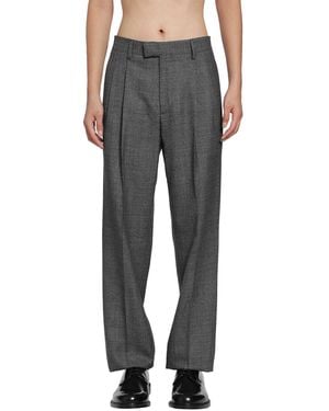 Lardini Stretch Wool Pants - Gray