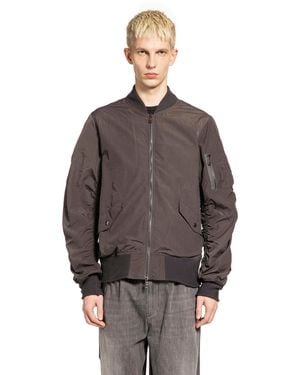 Giorgio Brato Gathered Nylon Blazer - Brown