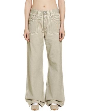 Acne Studios Overprint 5 Pocket Jeans - Natural