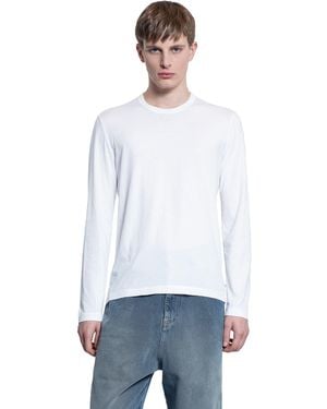 James Perse Long Sleeve Crewneck T-Shirt - White