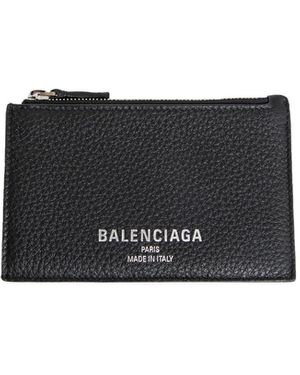 Balenciaga Credit Long Coin And Card Holder - Black