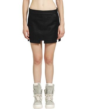 Rick Owens Tower Fog Cut Off Mini - Black