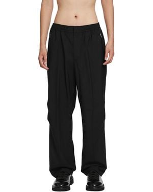 Laminar Nylon Wool Trousers - Black