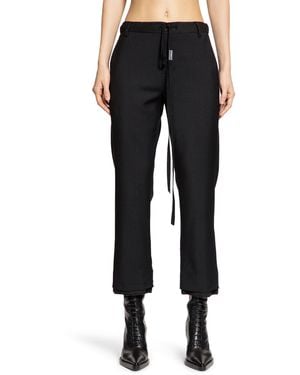 Ann Demeulemeester Real Cigarette Trousers - Black
