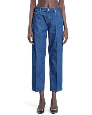 Gucci Jeans A Gamba Dritta Con 5 Tasche - Blue