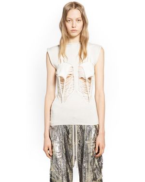 Rick Owens Concordians Tanja Top - White